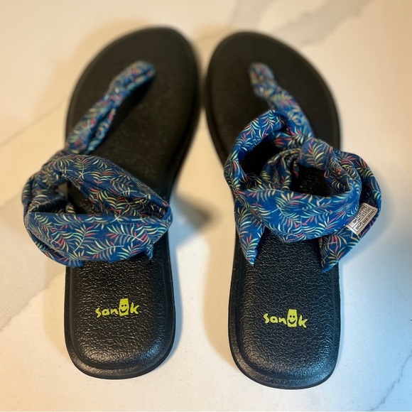 Sanuk Woman’s Yoga Sling Ella Prints Sandals Size 9 NWOT - Picture 3 of 8